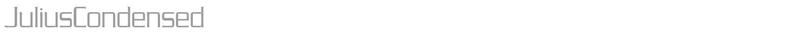JuliusCondensed font preview
